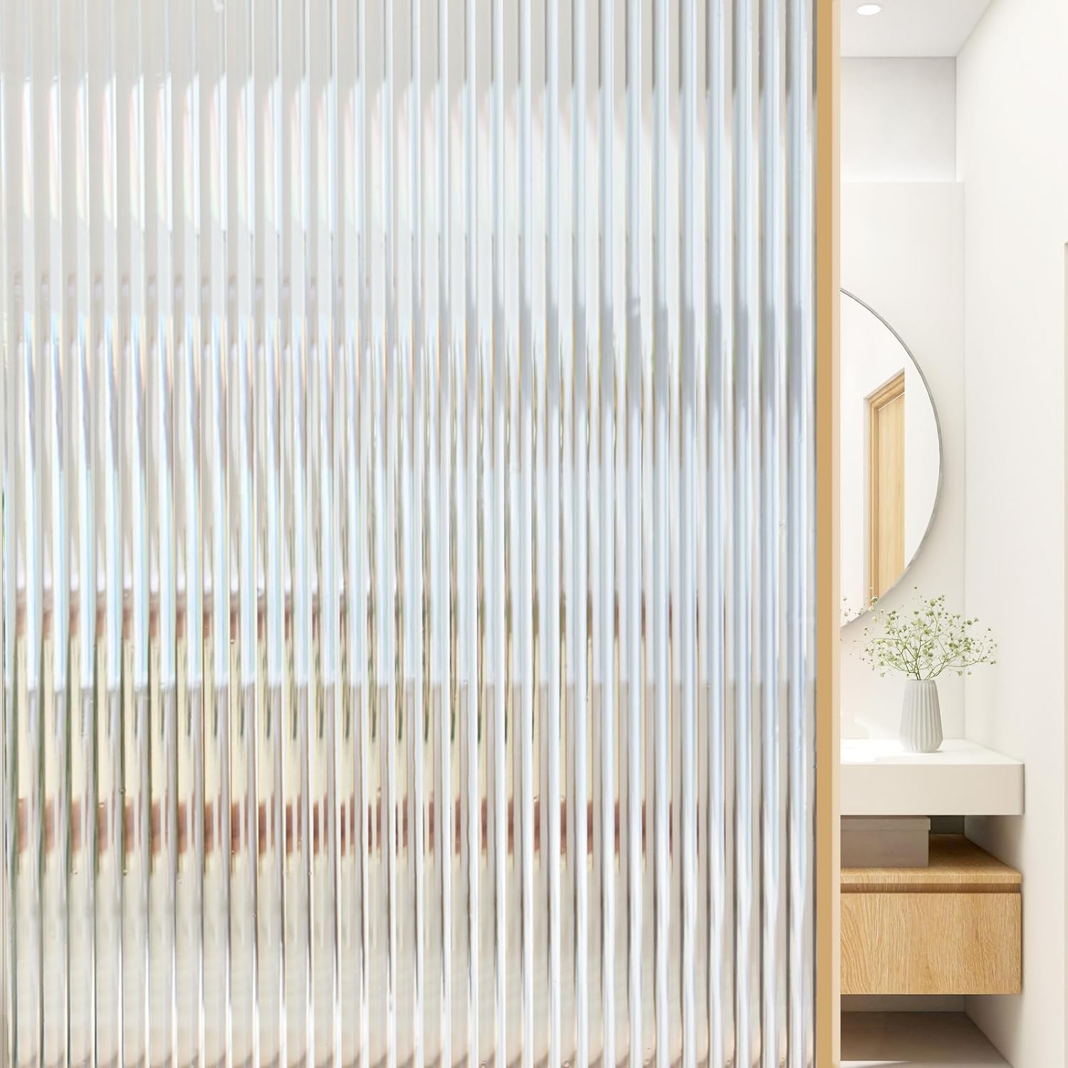 Fluted glass